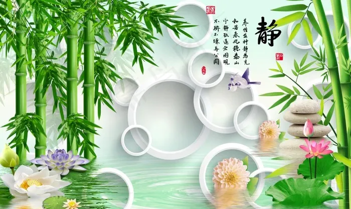 宁静壁纸竹子图片