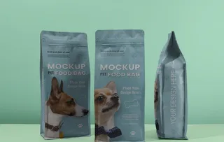 宠物食品袋装猫粮狗粮样机 图片