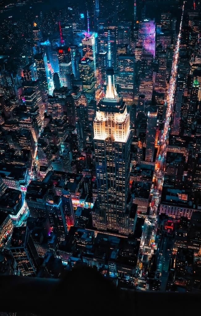 城市夜景图片