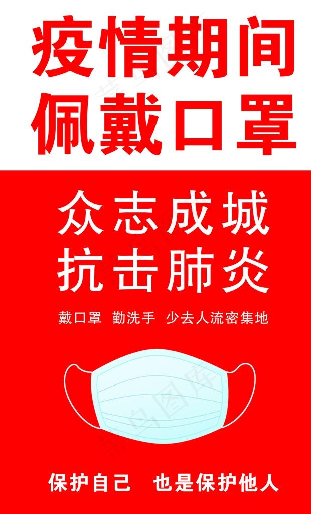 佩戴口罩图片