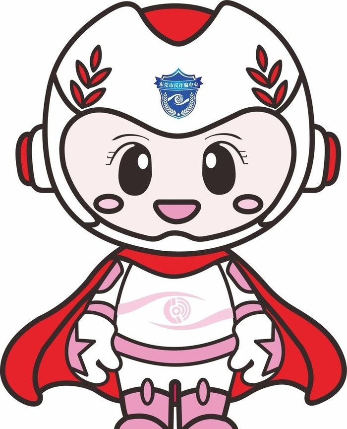反诈骗小公仔图片cdr矢量模版下载