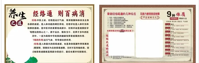 经络通 则百病消海报图片cdr矢量模版下载