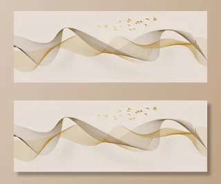 线条装饰画图片