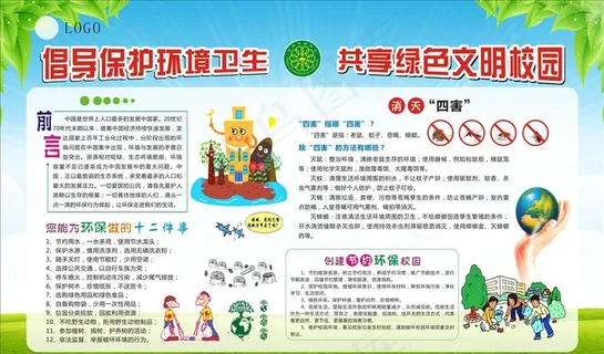 倡导保护环境卫生图片