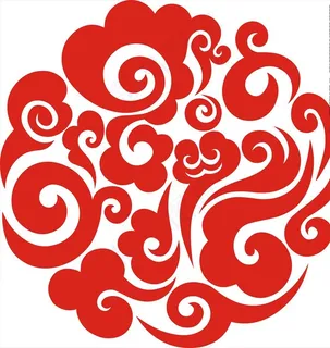 圆形祥云图片