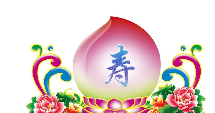 寿桃图片(4426x2386)psd模版下载
