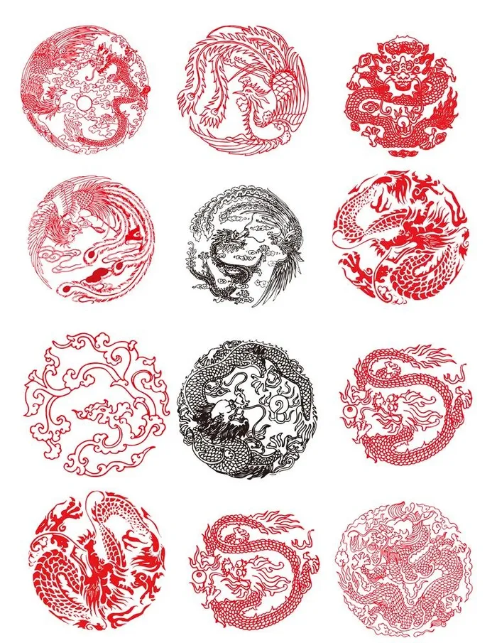 龙图片(2544x3396)psd模版下载