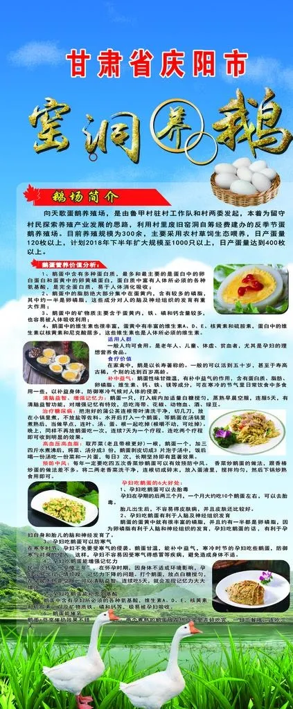 养殖展架图片(3780x8504)psd模版下载