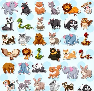 卡通动物 熊猫图片