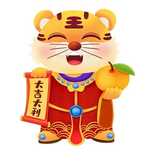 虎年卡通形象图片
