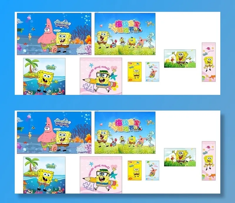 海绵宝宝图片cdr矢量模版下载