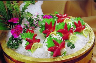 北极贝刺身图片