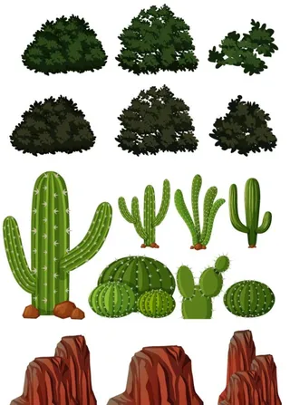 卡通仙人掌图片