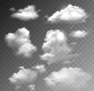 透明云图片