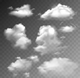 透明云图片
