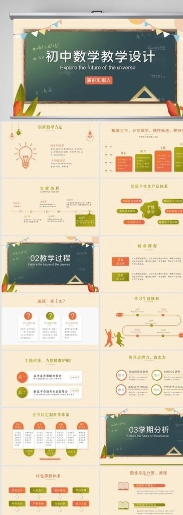 创意黑板风数学教学设计PPT
            
动态预览图