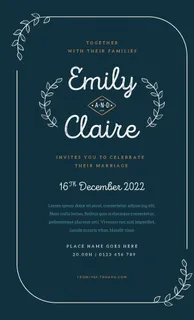 花纹边框海报图片