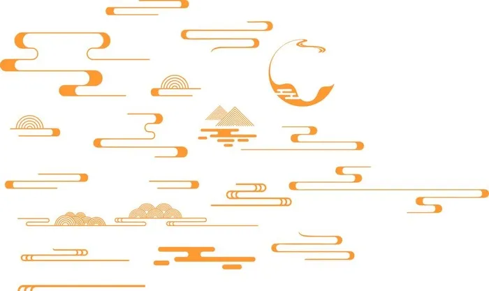 云纹图片cdr矢量模版下载