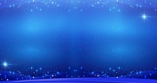 蓝色科技星光展板背景图片