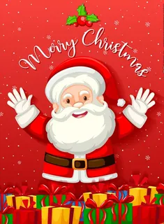 卡通圣诞老人图片