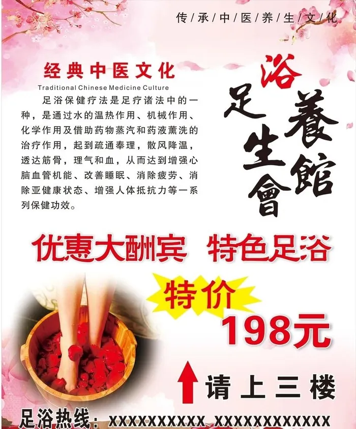 足浴海报图片cdr矢量模版下载