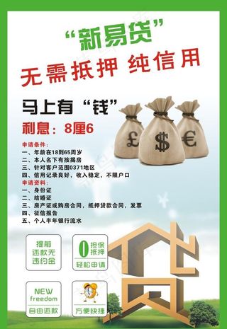 贷款广告 贷款海报图片