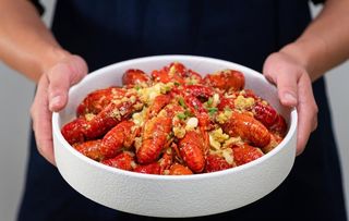 蒜蓉小龙虾图片