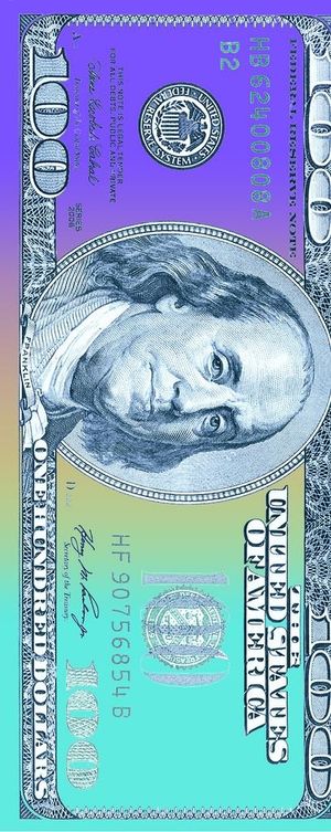 大牌 渐变 美元图片