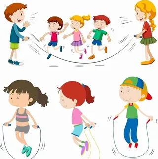儿童跳绳图片