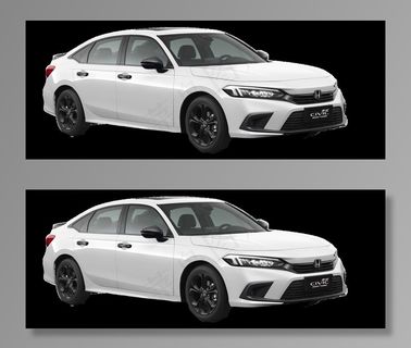 11代思域白图片