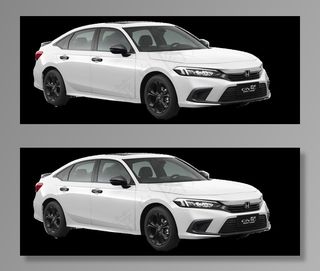 11代思域白图片