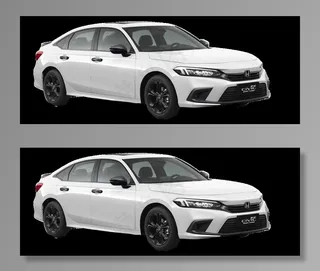 11代思域白图片