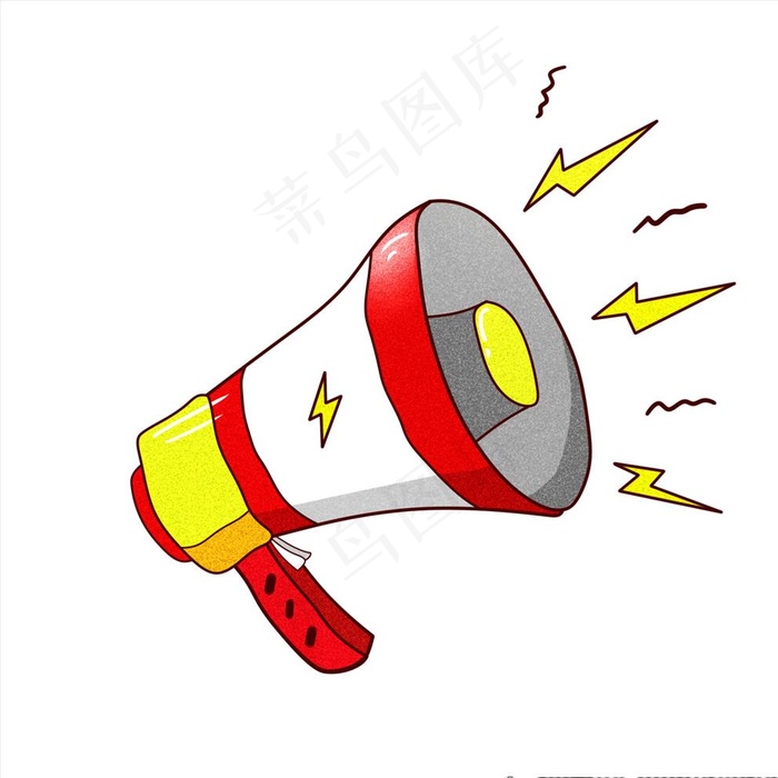 扬声器 呼喊 卡通 夸张 喇叭图片