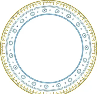 圆形花边图片