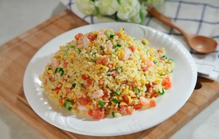 什锦炒饭图片