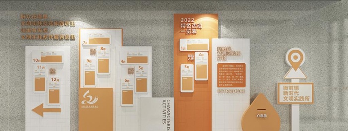 文化墙,新时代文明,造型墙,实践站,