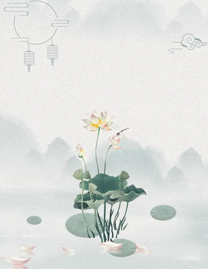 中国风荷花图片(3543x4724)