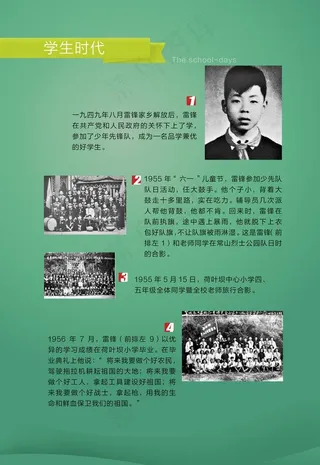 雷锋生平简介图片