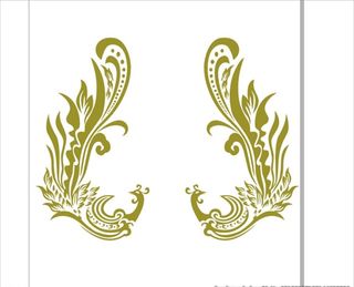 凤凰 龙凤 矢量 底纹图片