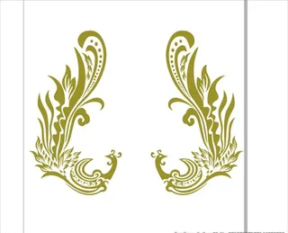 凤凰 龙凤 矢量 底纹图片