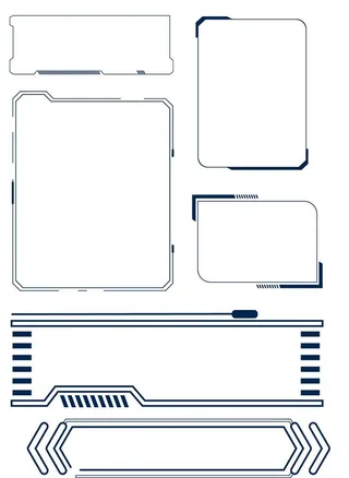 科技边框图片