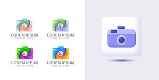 ai矢量摄影相机标志图片