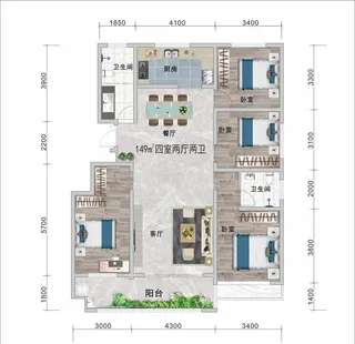 房地产户型图设计 图片
