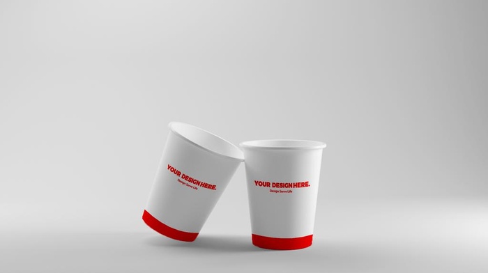 纸杯样机 图片