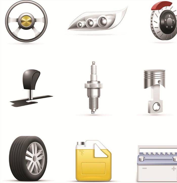 汽车配件元素图片