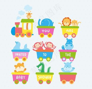 火车 幼儿园素材图片