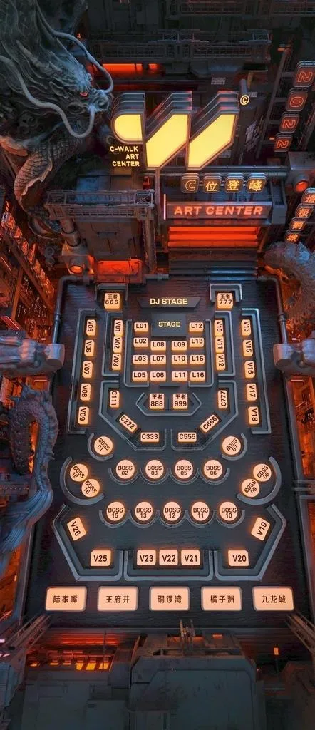 C4D 座位图图片