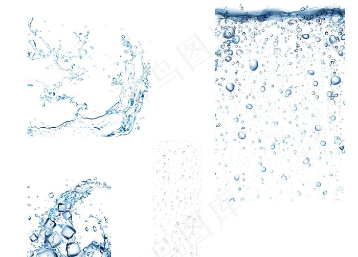 水珠元素图片psd模版下载