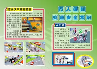 行人须知交通安全常识图片
