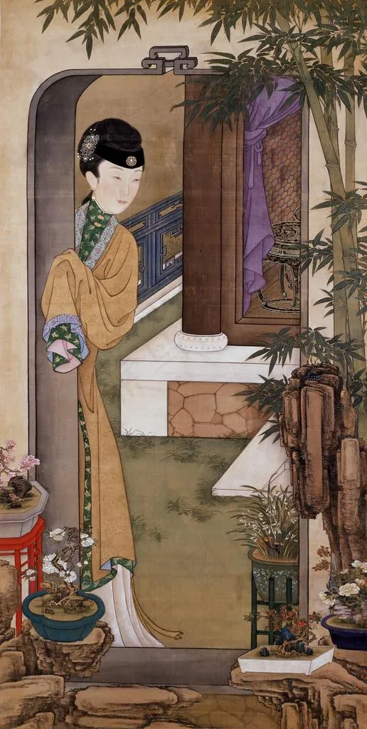 雍正十二美人图图片